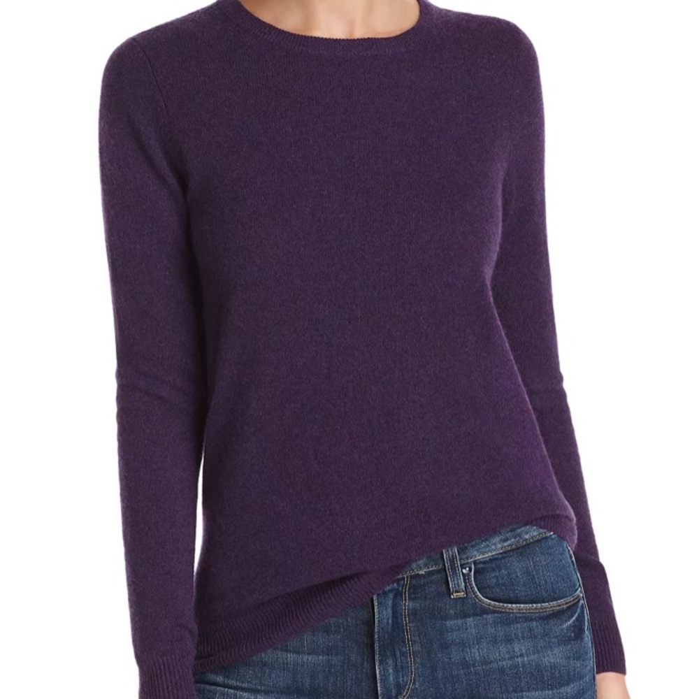 Bloomingdale’s Cashmere Purple Sweater